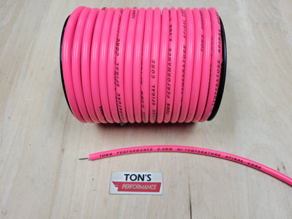 Ton's Performance 8mm Spiral Suppression Core 100% Silicone Spark Plug wire [Sold By The Foot]