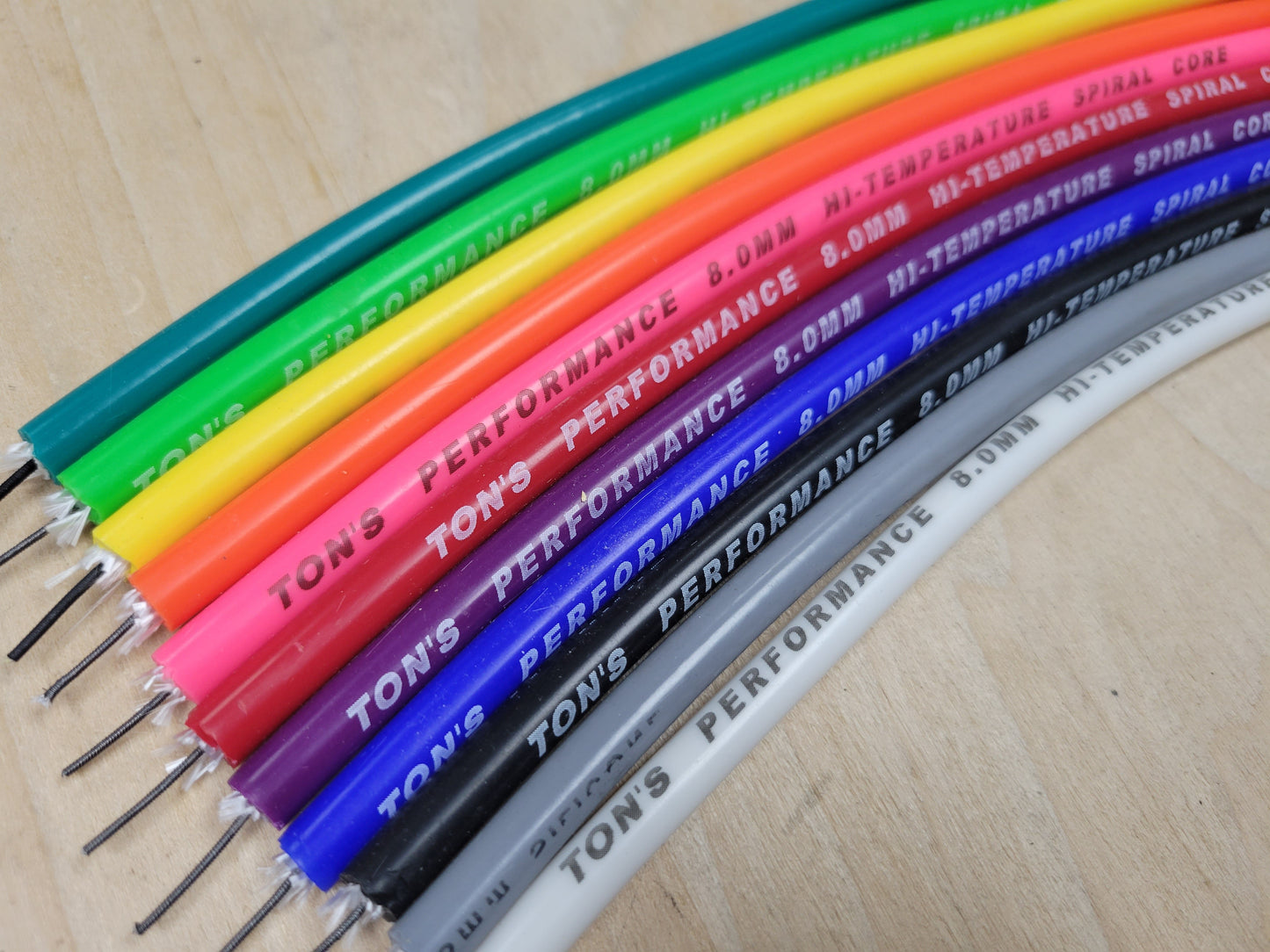 Ceramic LS GM 8mm spark plug wires for sedans or trucks