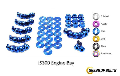 Lexus IS300 (1998-2005) Titanium Dress Up Bolts Full Engine Bay Kit