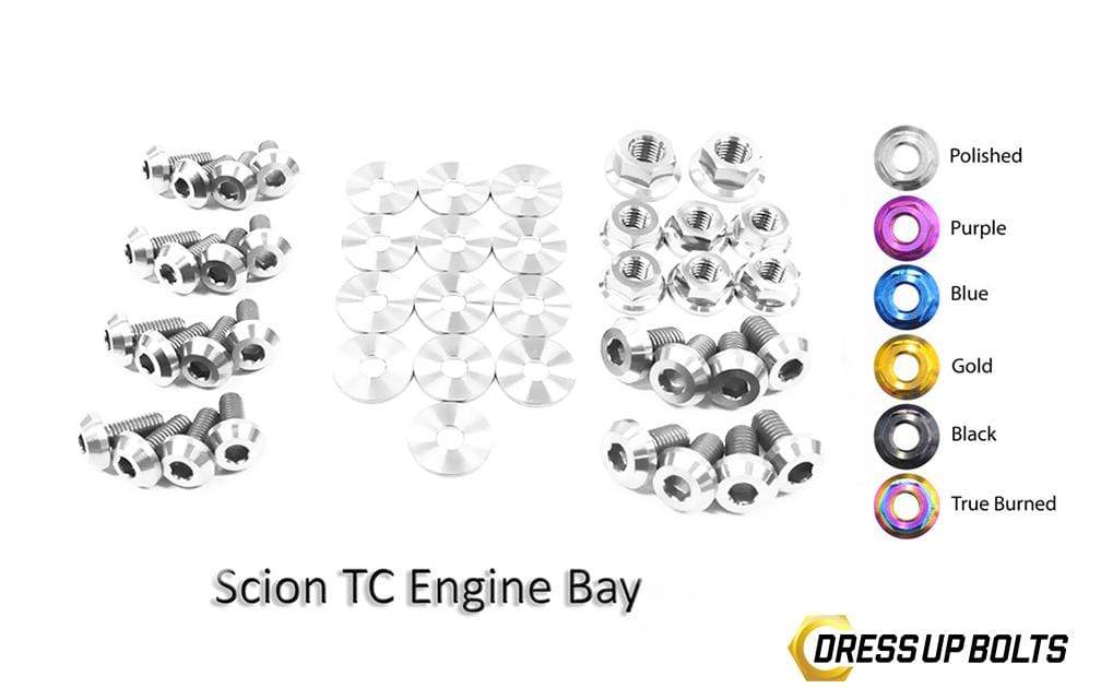 Scion tC (2005-2010) Titanium Dress Up Bolts Engine Bay Kit