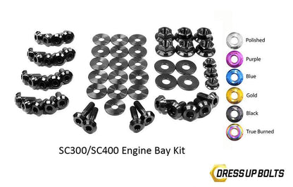 Lexus SC300/SC400 (1992-2000) Titanium Dress Up Bolts Engine Bay Kit