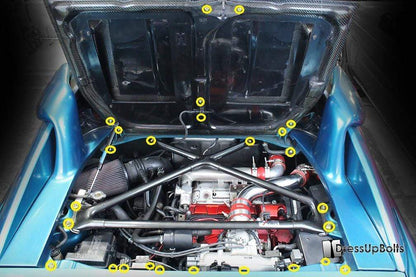 Toyota MR2 W20 (1990-1999) Titanium Engine Bay Kit