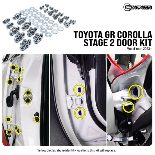 Stage 2 Titanium Hardware Door Kit - Toyota GR Corolla (2023+)