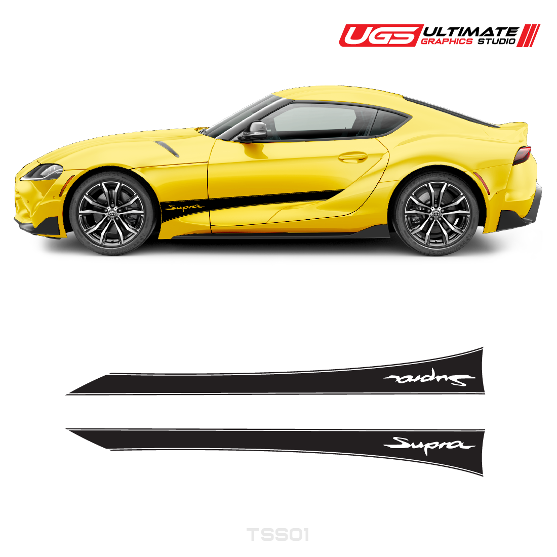 Toyota Supra Side Graphics
