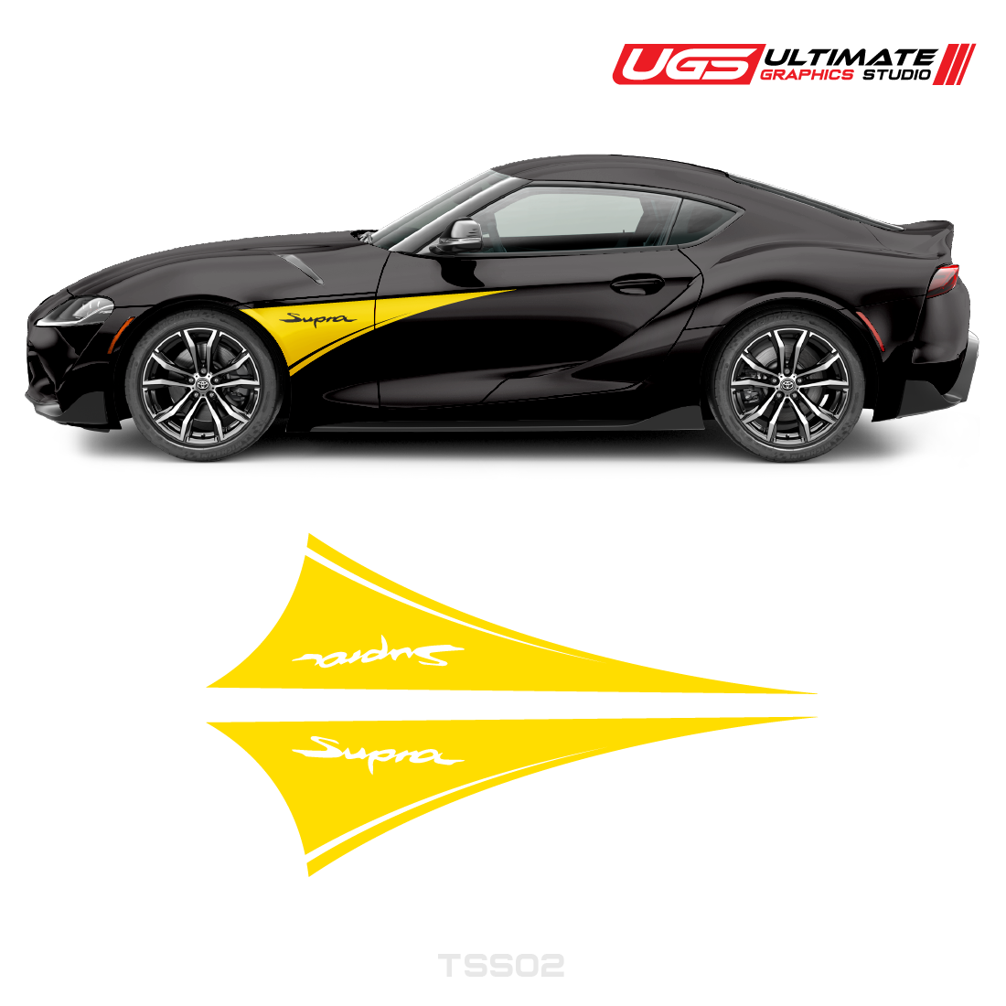 Toyota Supra Side Decal