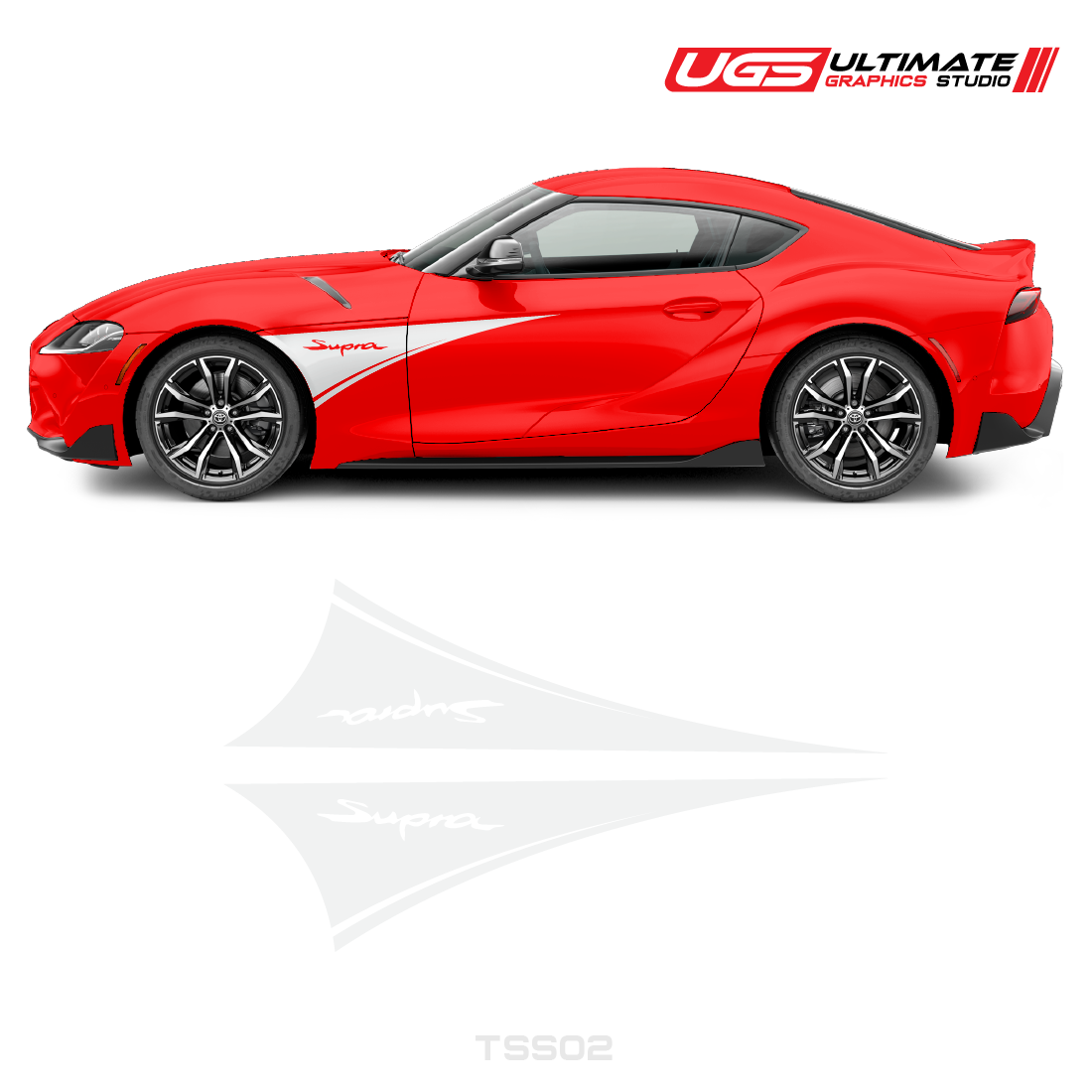 Toyota Supra Side Decal