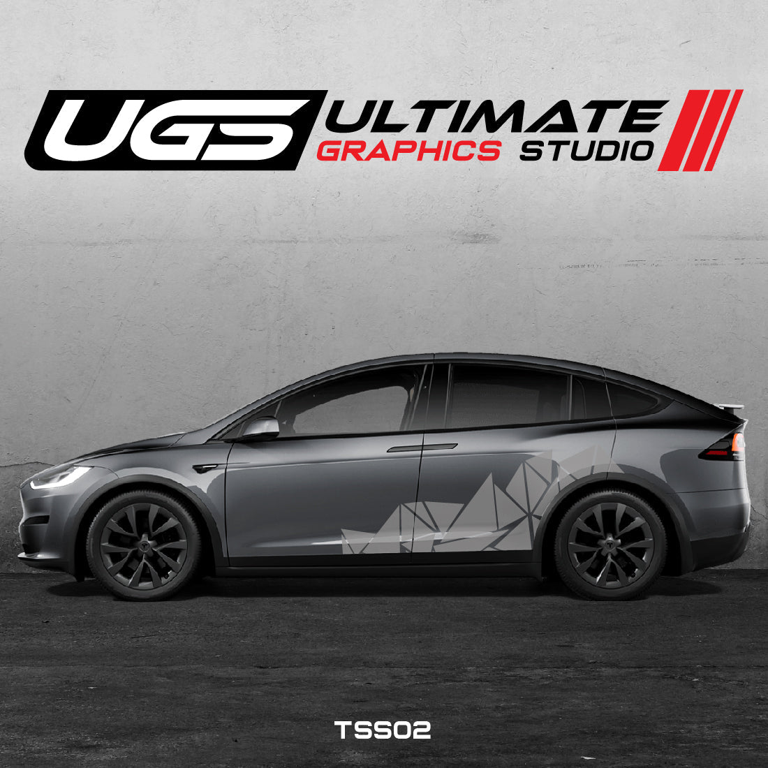 Tesla Pattern Side Graphics