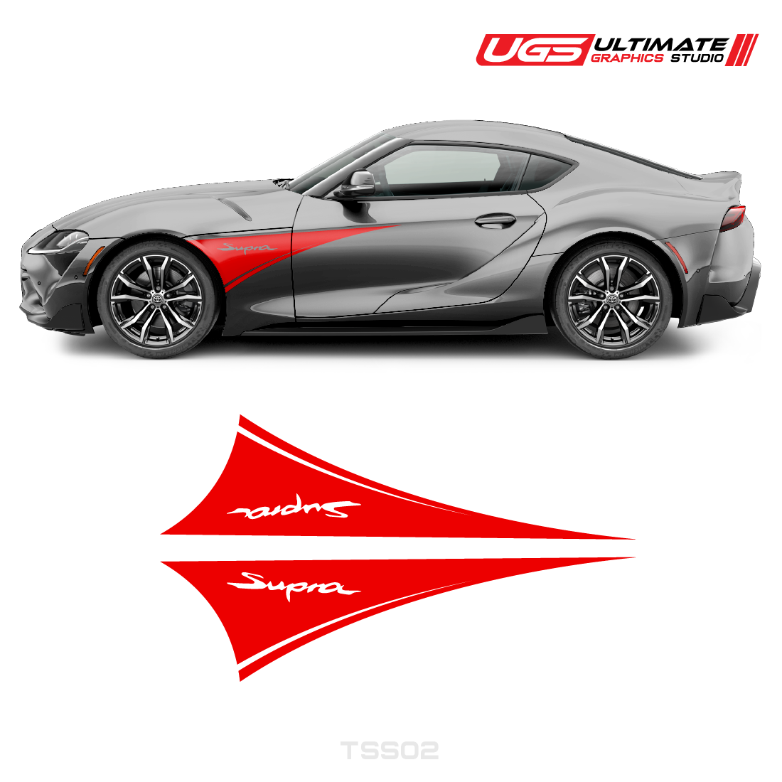 Toyota Supra Side Decal