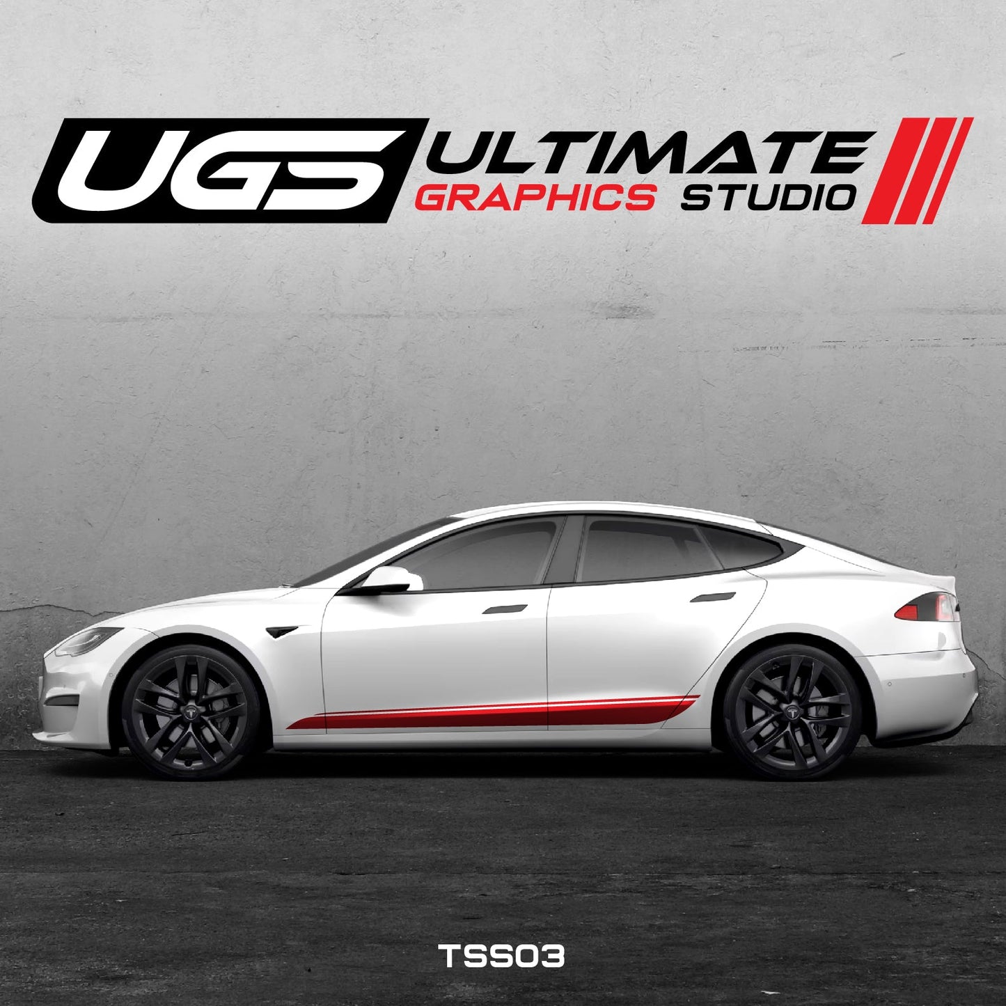 Tesla Side Graphics