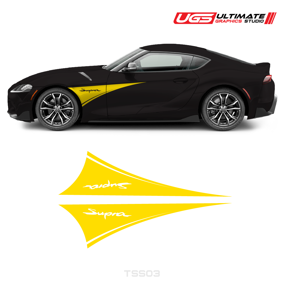 Toyota Supra Side Decal