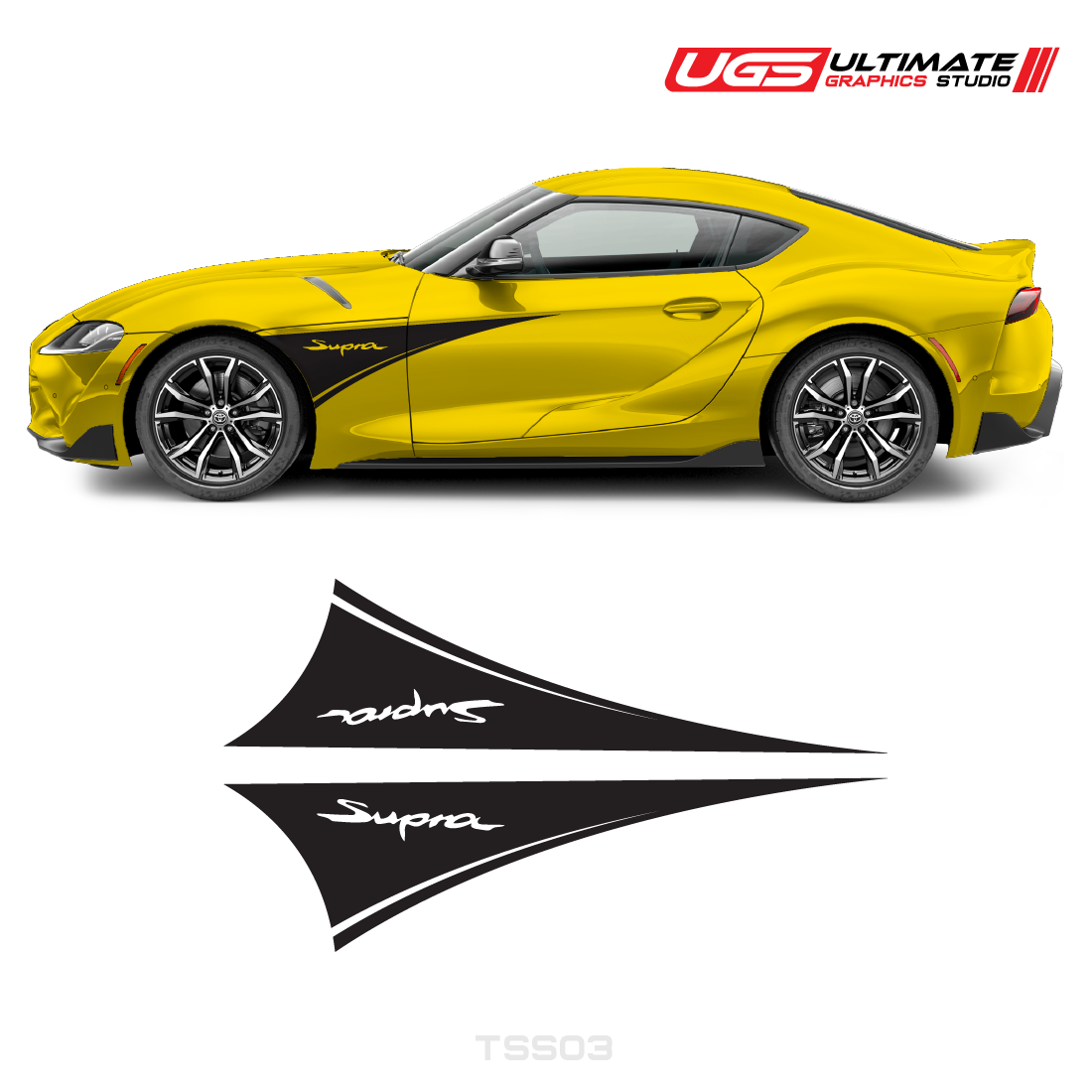 Toyota Supra Side Decal