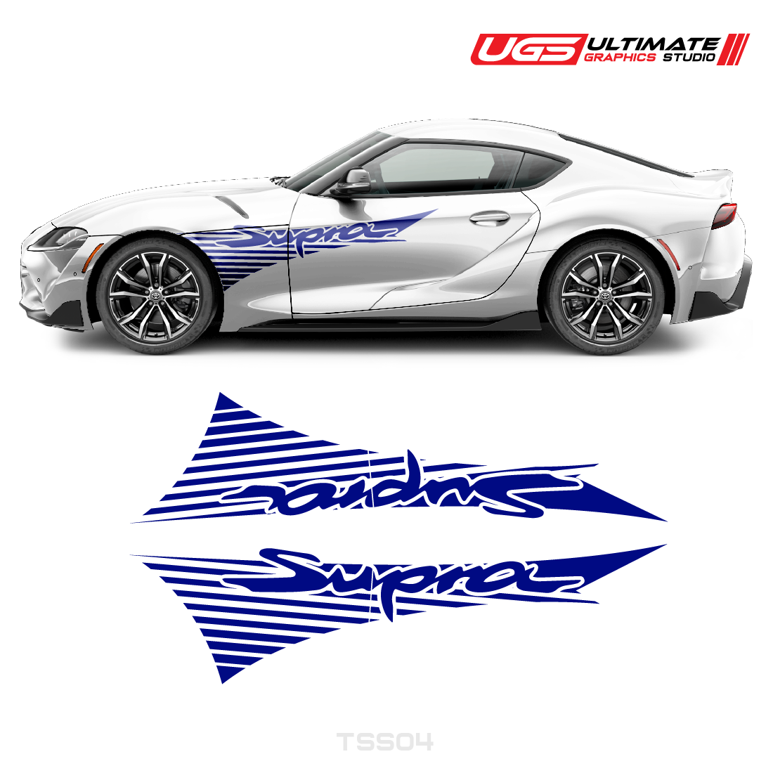 Toyota Supra Side Graphics
