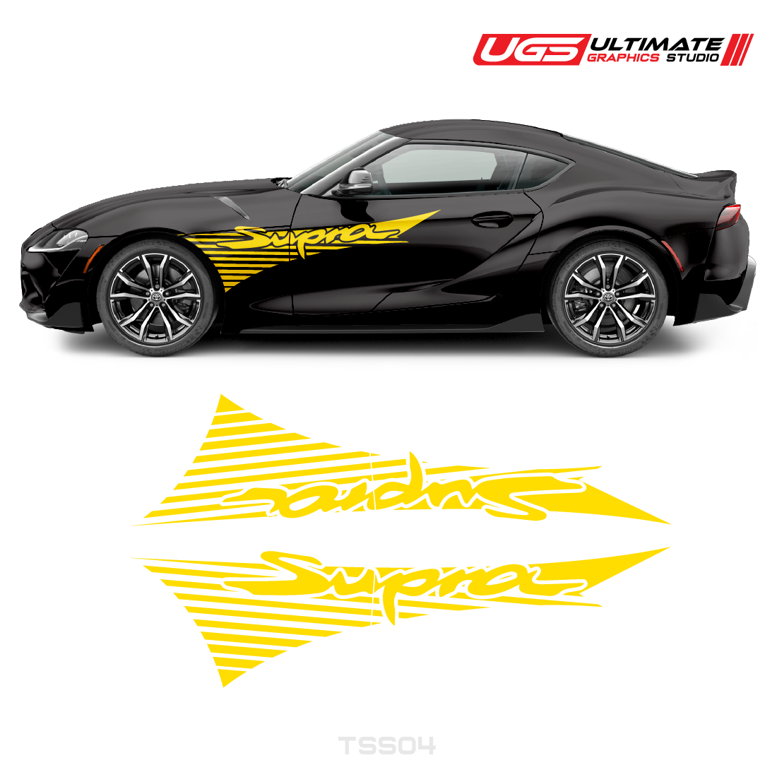 Toyota Supra Side Graphics
