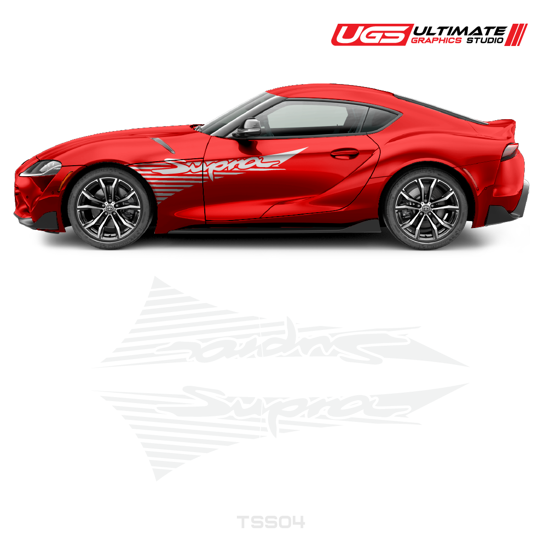 Toyota Supra Side Graphics