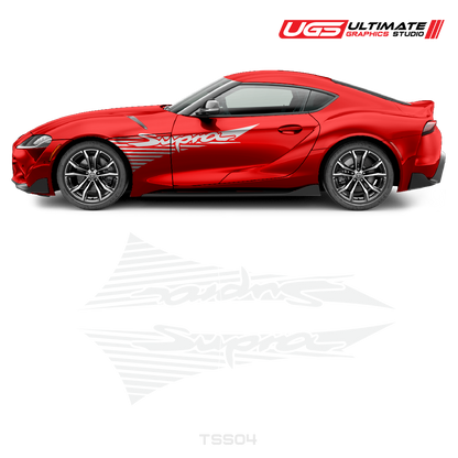 Toyota Supra Side Graphics