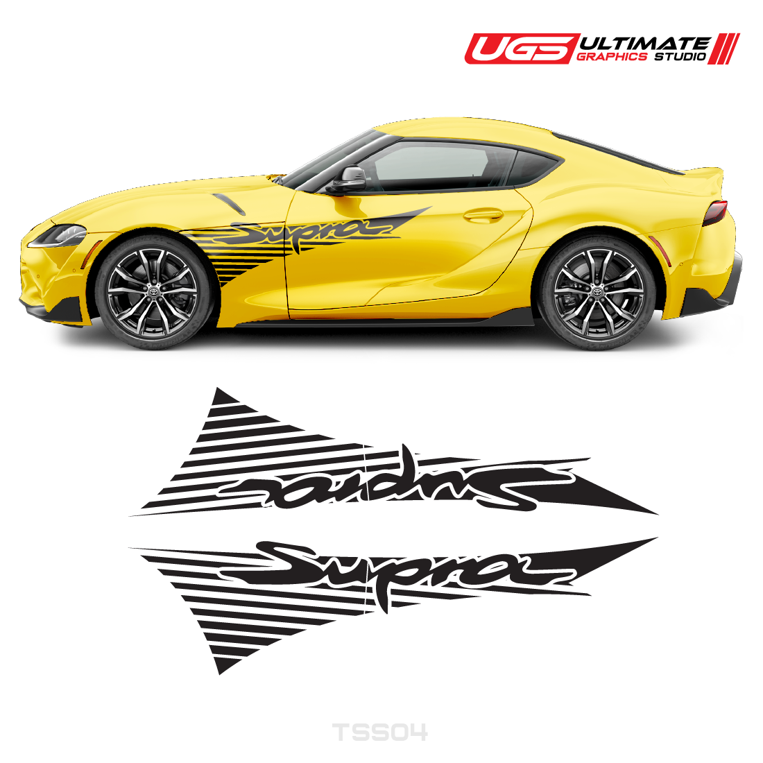 Toyota Supra Side Graphics