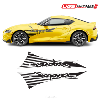 Toyota Supra Side Graphics
