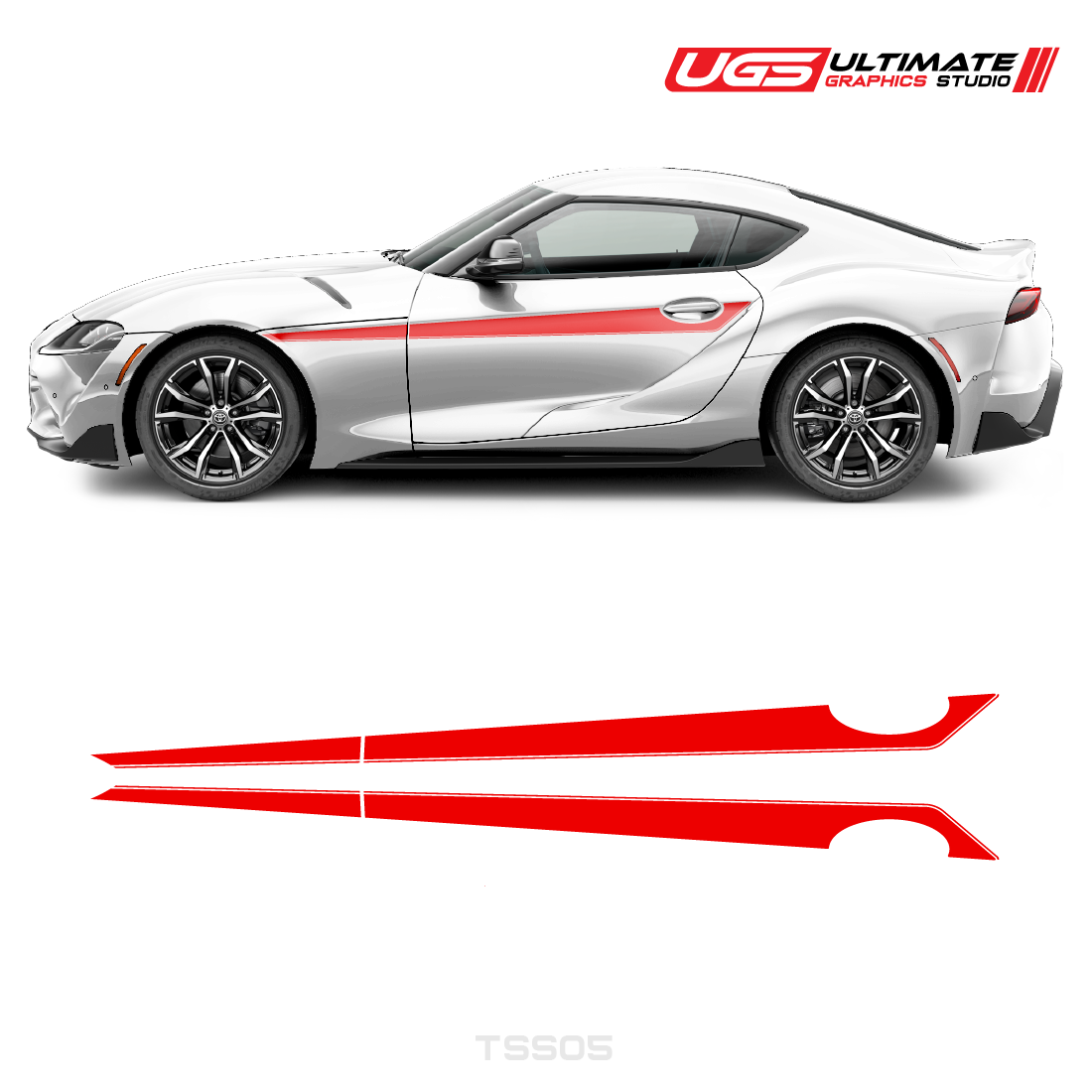 Toyota Supra Side Accent Graphics
