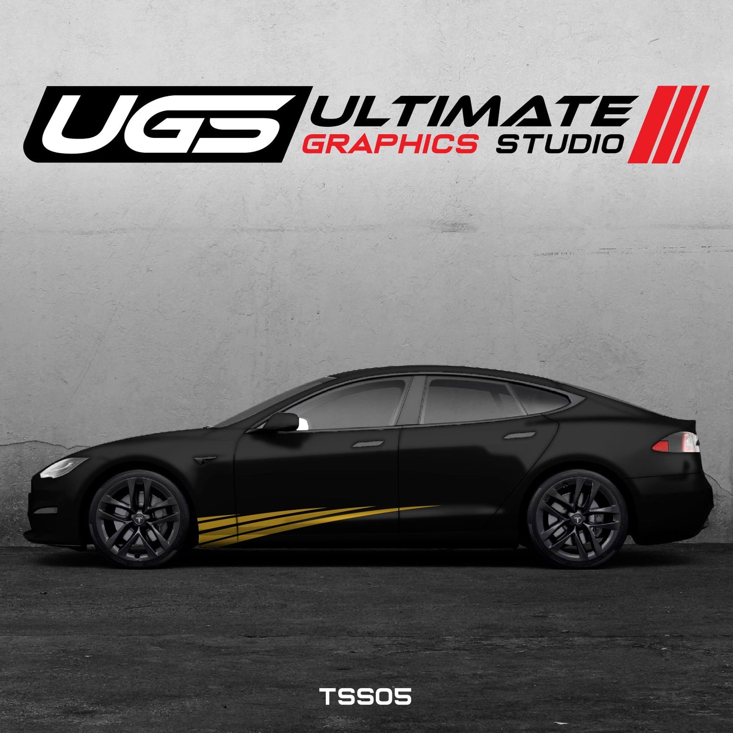 Tesla Side Graphics