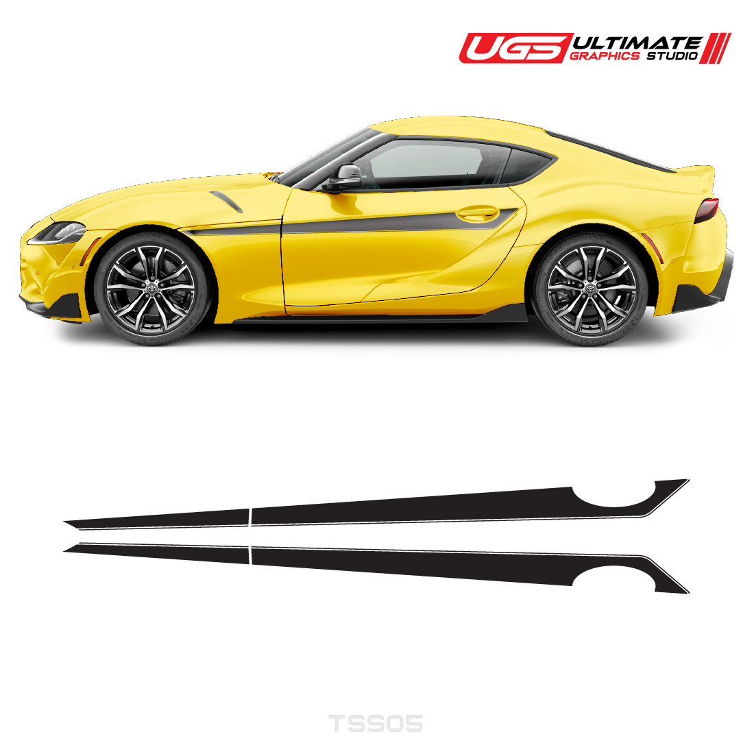 Toyota Supra Side Accent Graphics