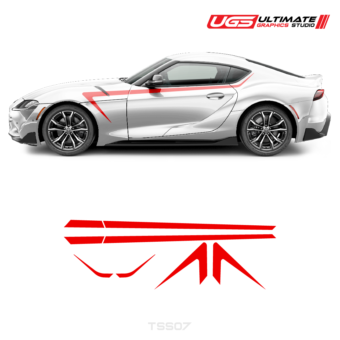 Toyota Supra Accents Graphics