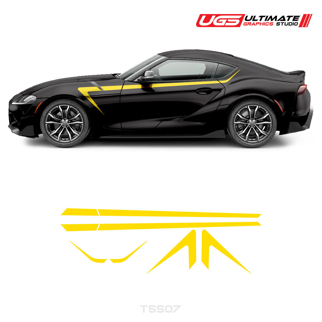 Toyota Supra Accents Graphics