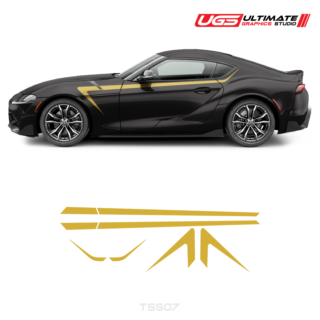 Toyota Supra Accents Graphics