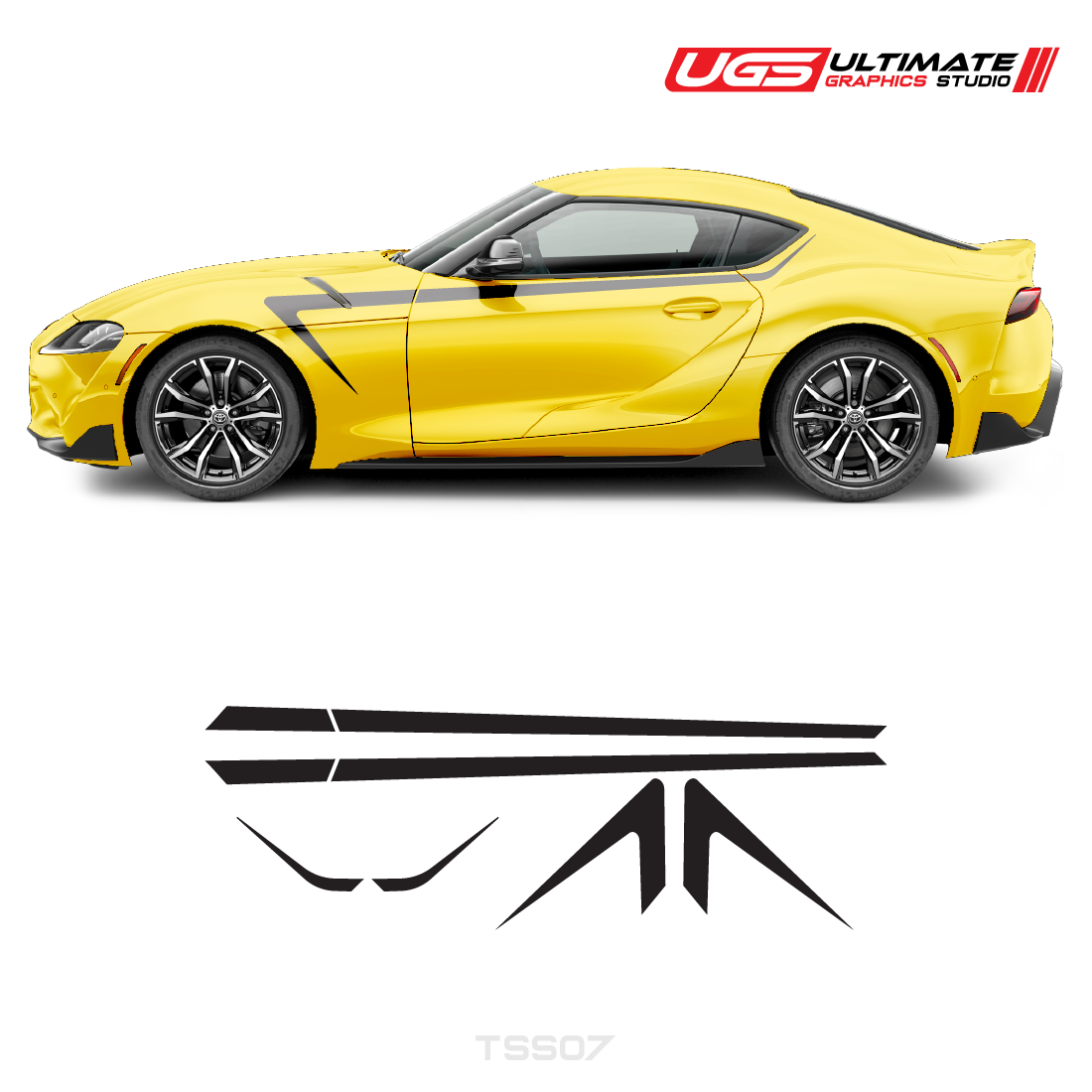 Toyota Supra Accents Graphics