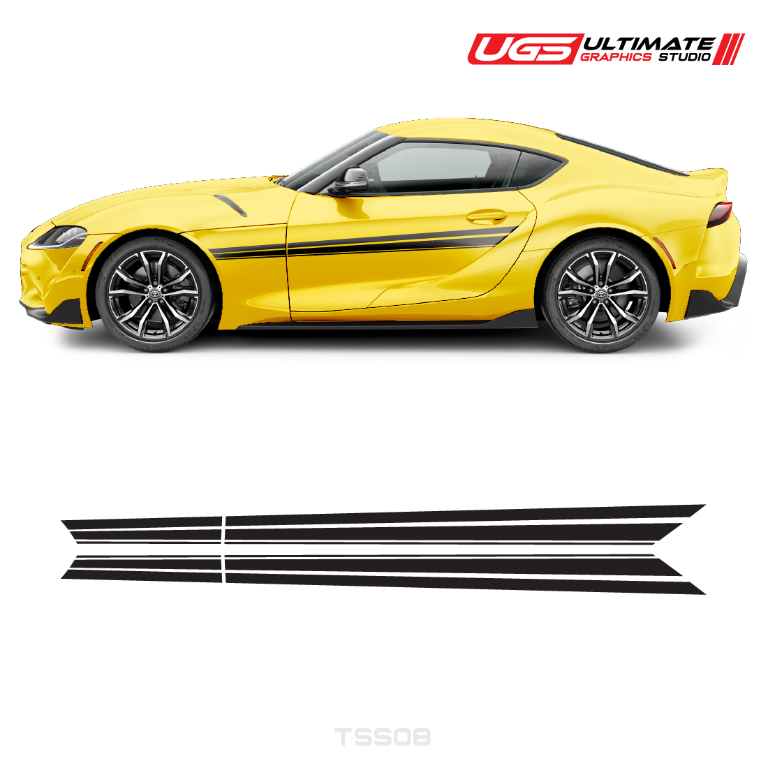 Toyota Supra Accents Graphics