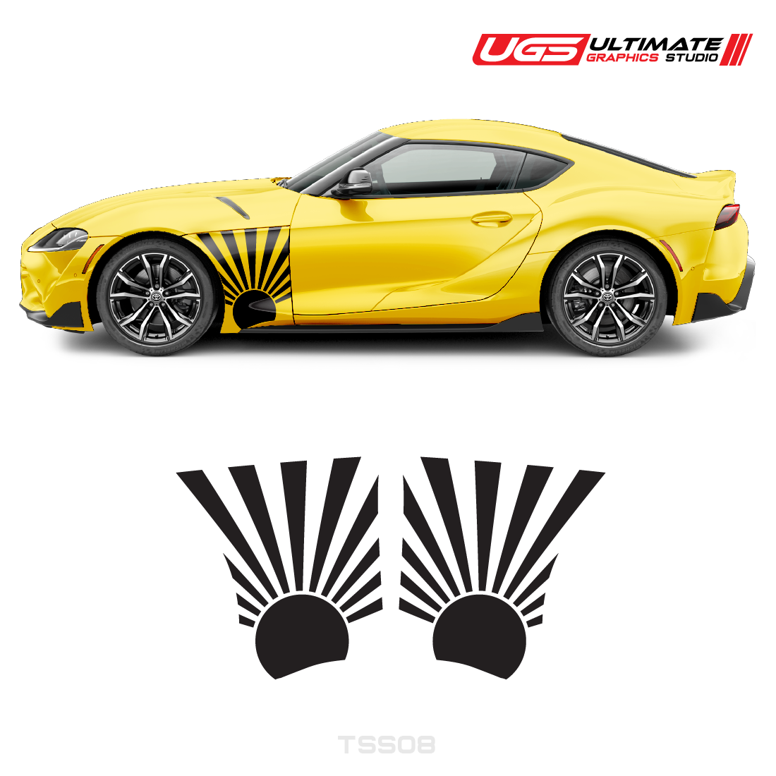 Toyota Supra Accents Graphics