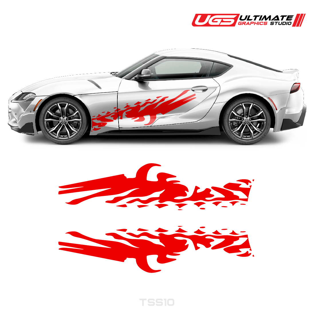 Toyota Supra Accents Graphics