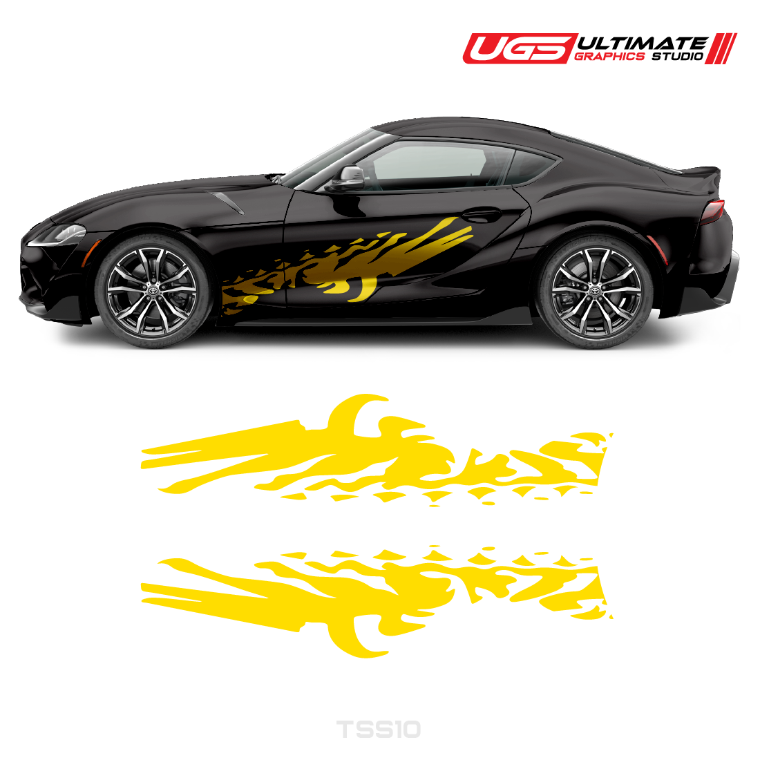 Toyota Supra Accents Graphics