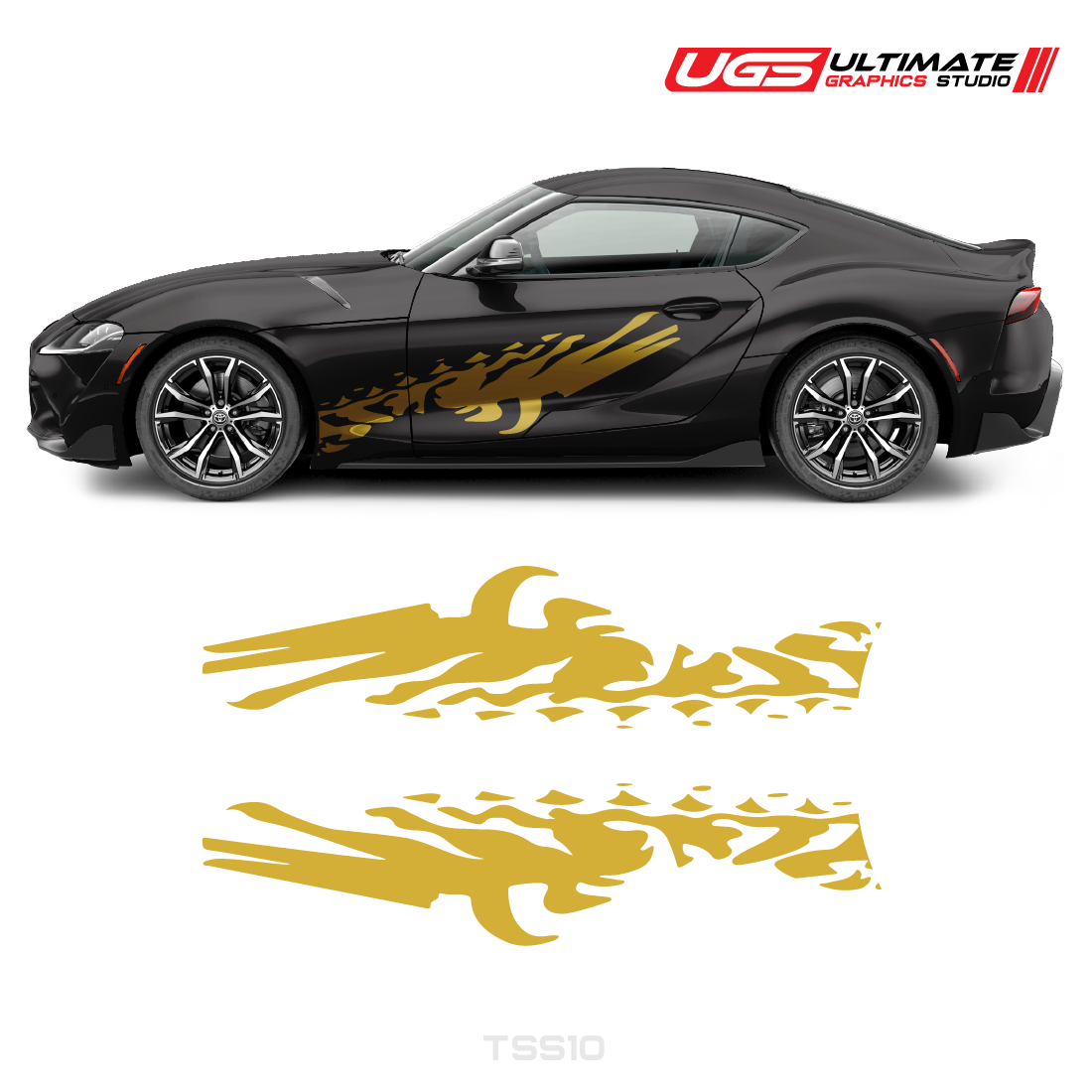 Toyota Supra Accents Graphics