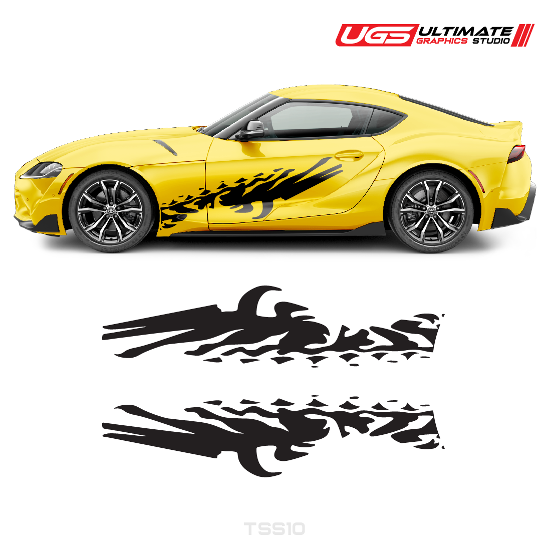Toyota Supra Accents Graphics