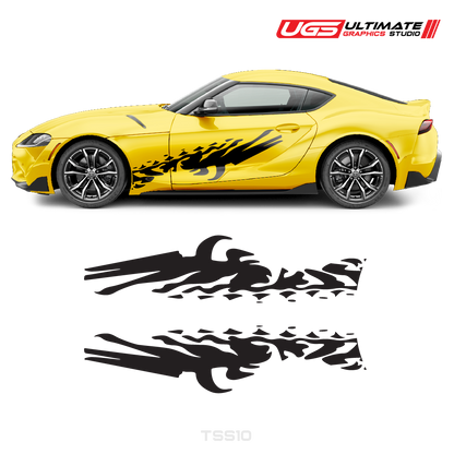 Toyota Supra Accents Graphics