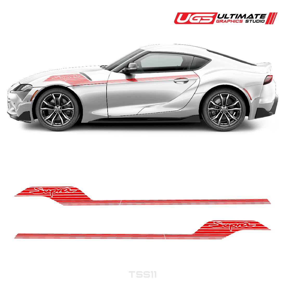 Toyota Supra side Stripes