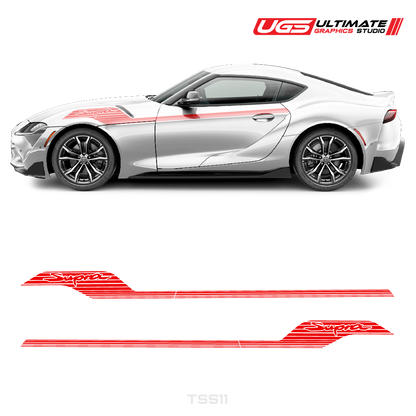 Toyota Supra side Stripes