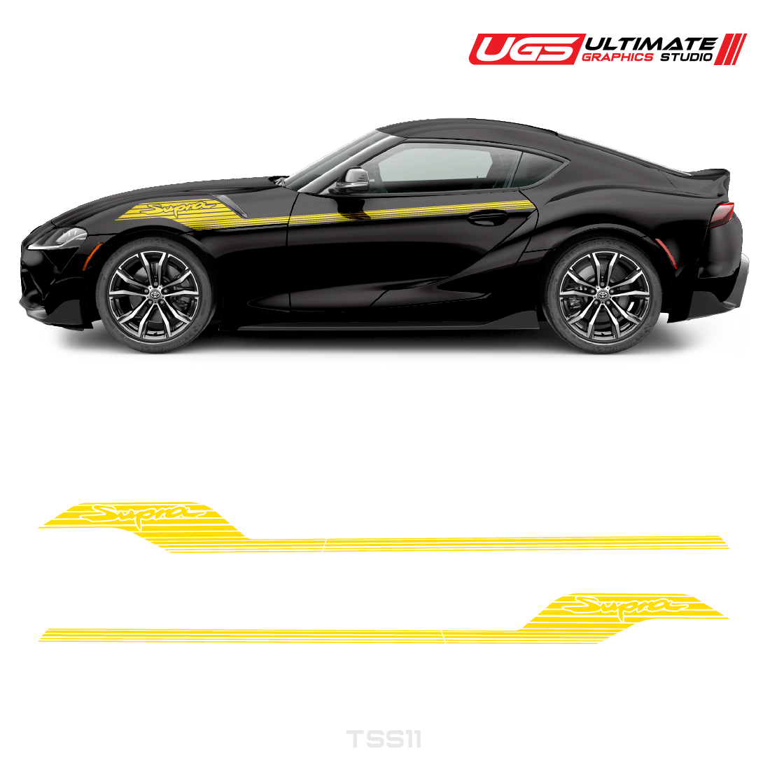 Toyota Supra side Stripes