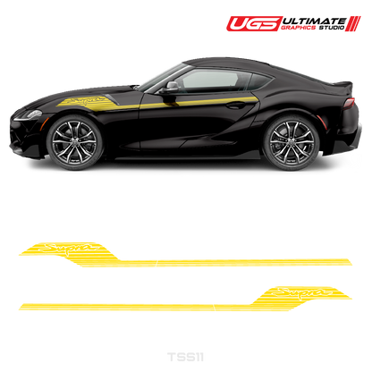 Toyota Supra side Stripes