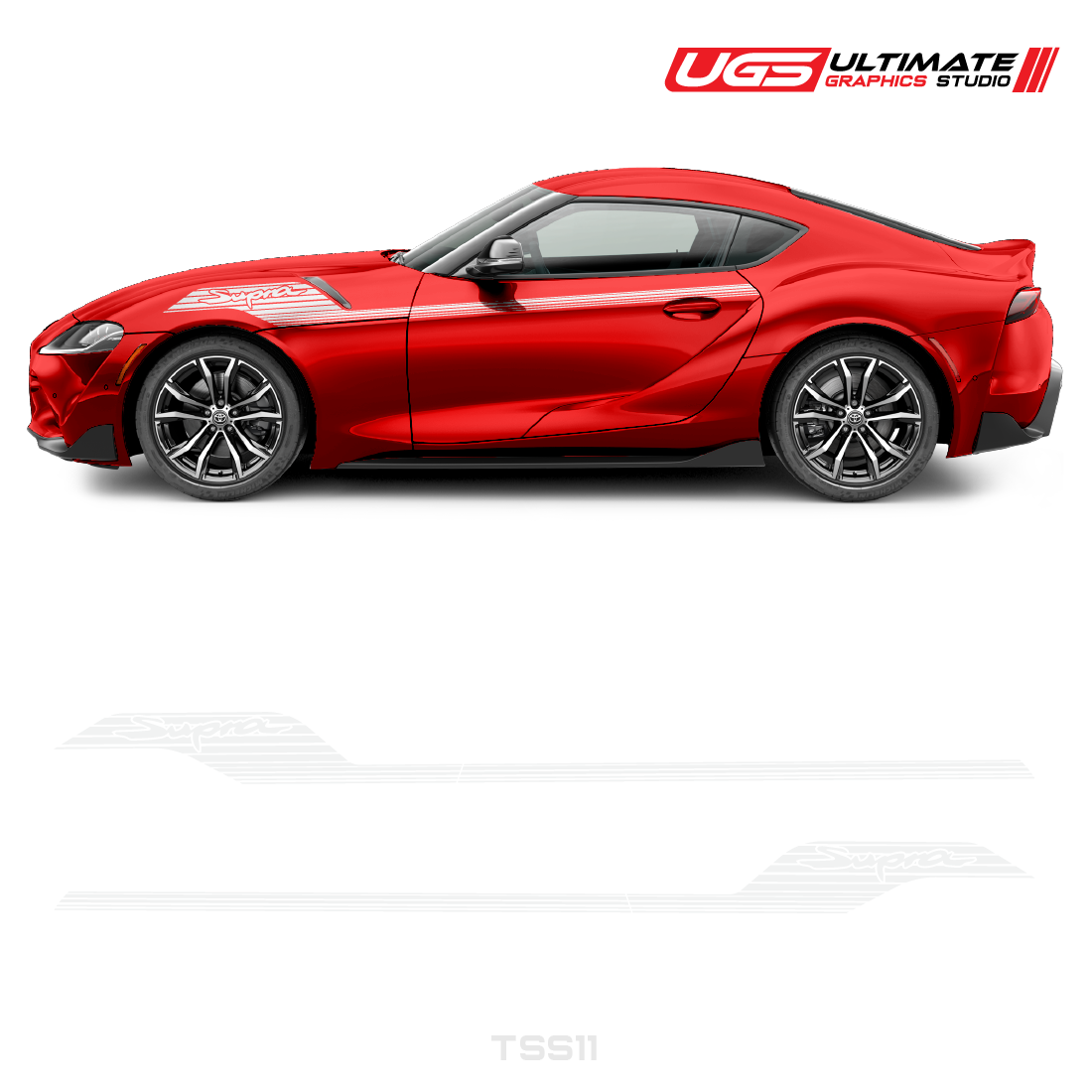 Toyota Supra side Stripes