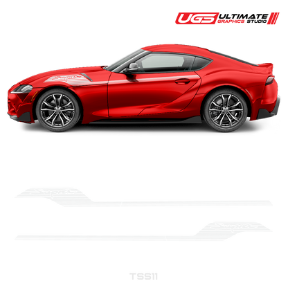Toyota Supra side Stripes