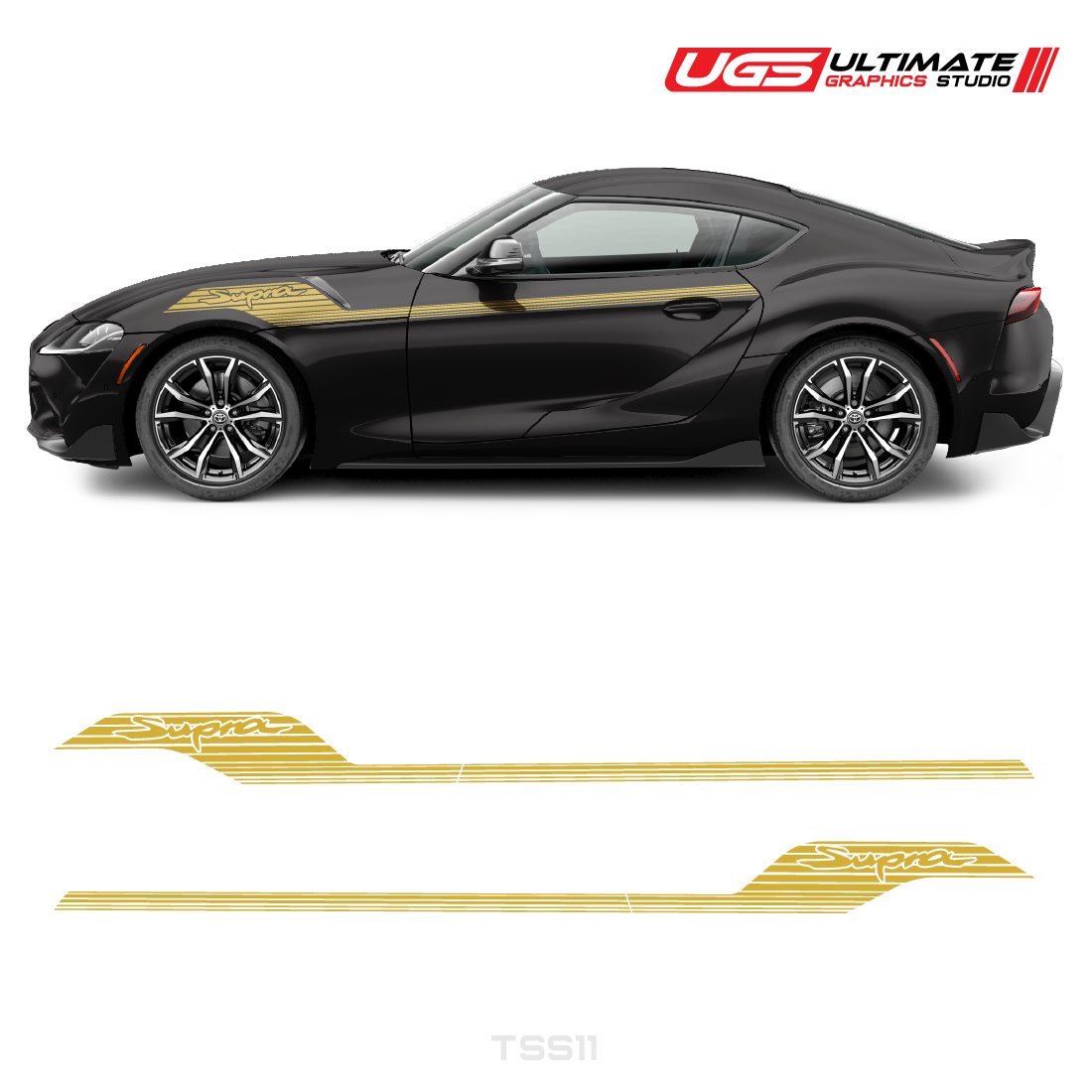Toyota Supra side Stripes