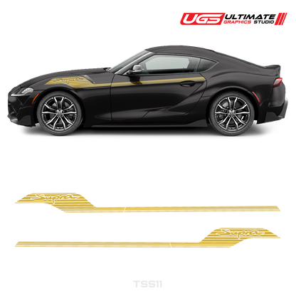 Toyota Supra side Stripes
