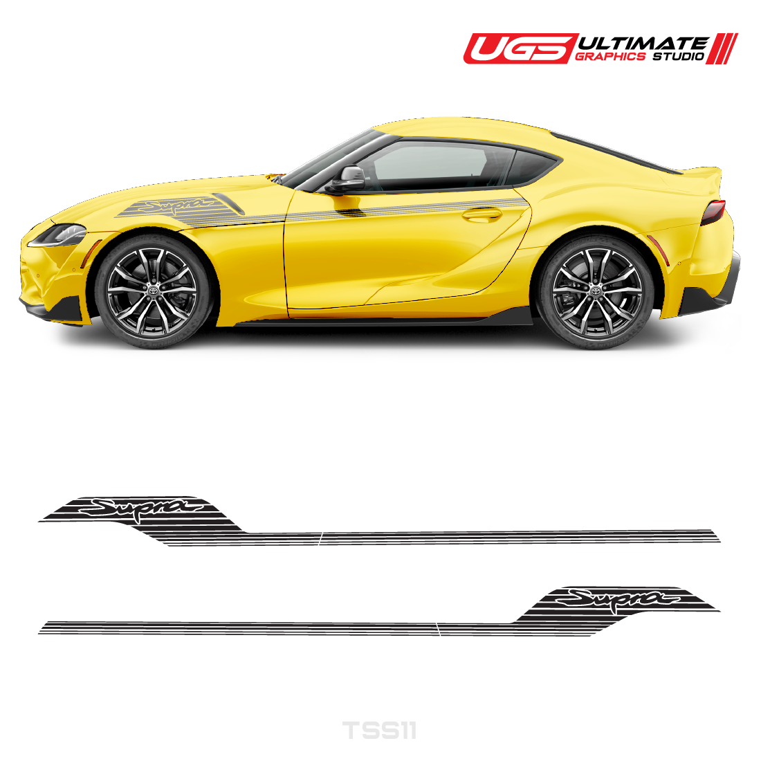 Toyota Supra side Stripes