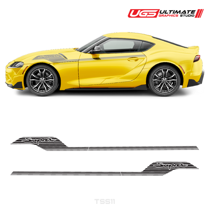 Toyota Supra side Stripes