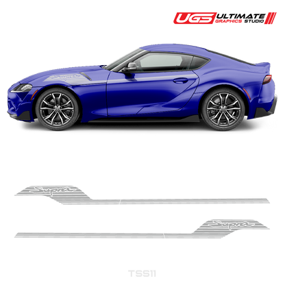 Toyota Supra side Stripes