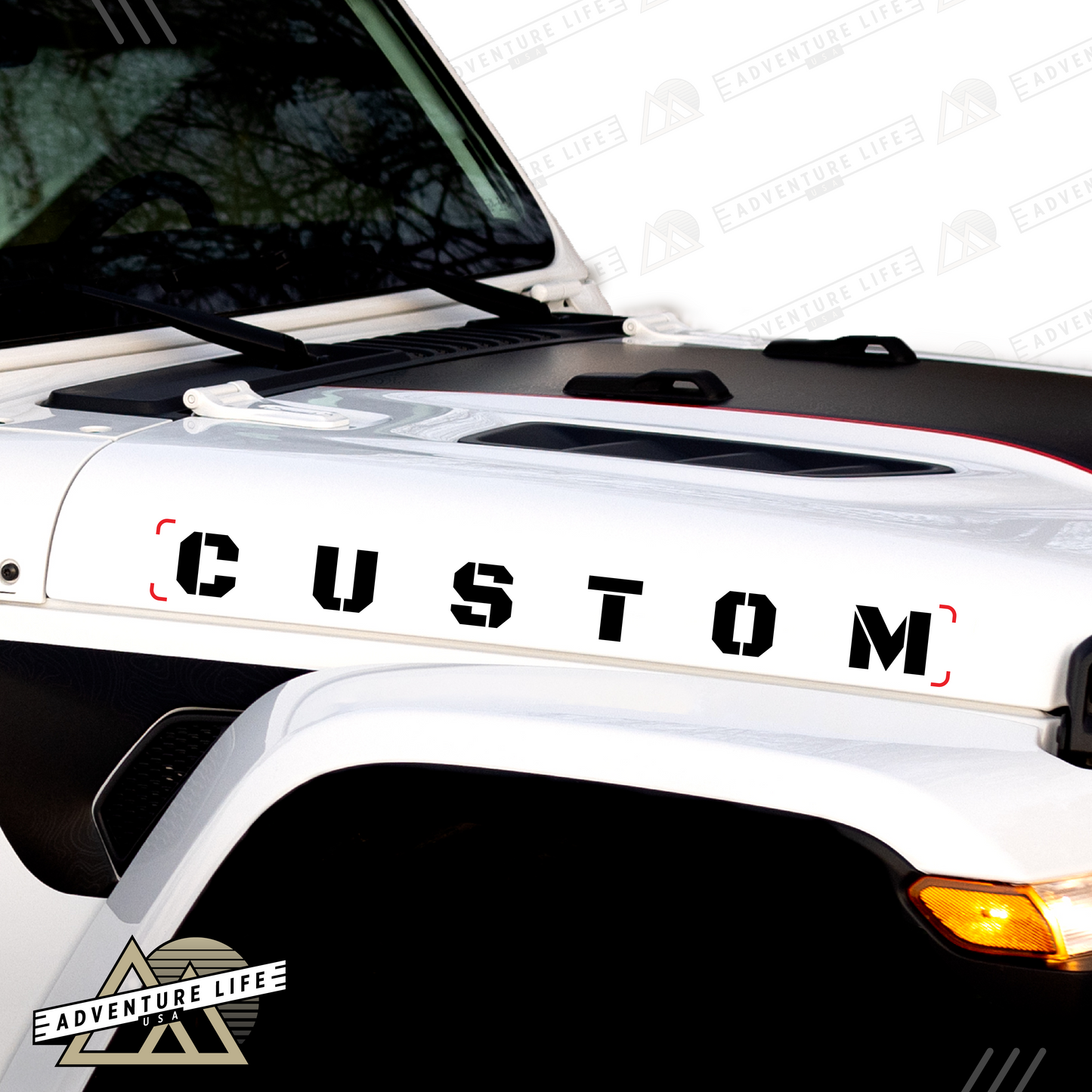 Custom Hood Lettering | Inspired by Convoy Edition, Set of 2