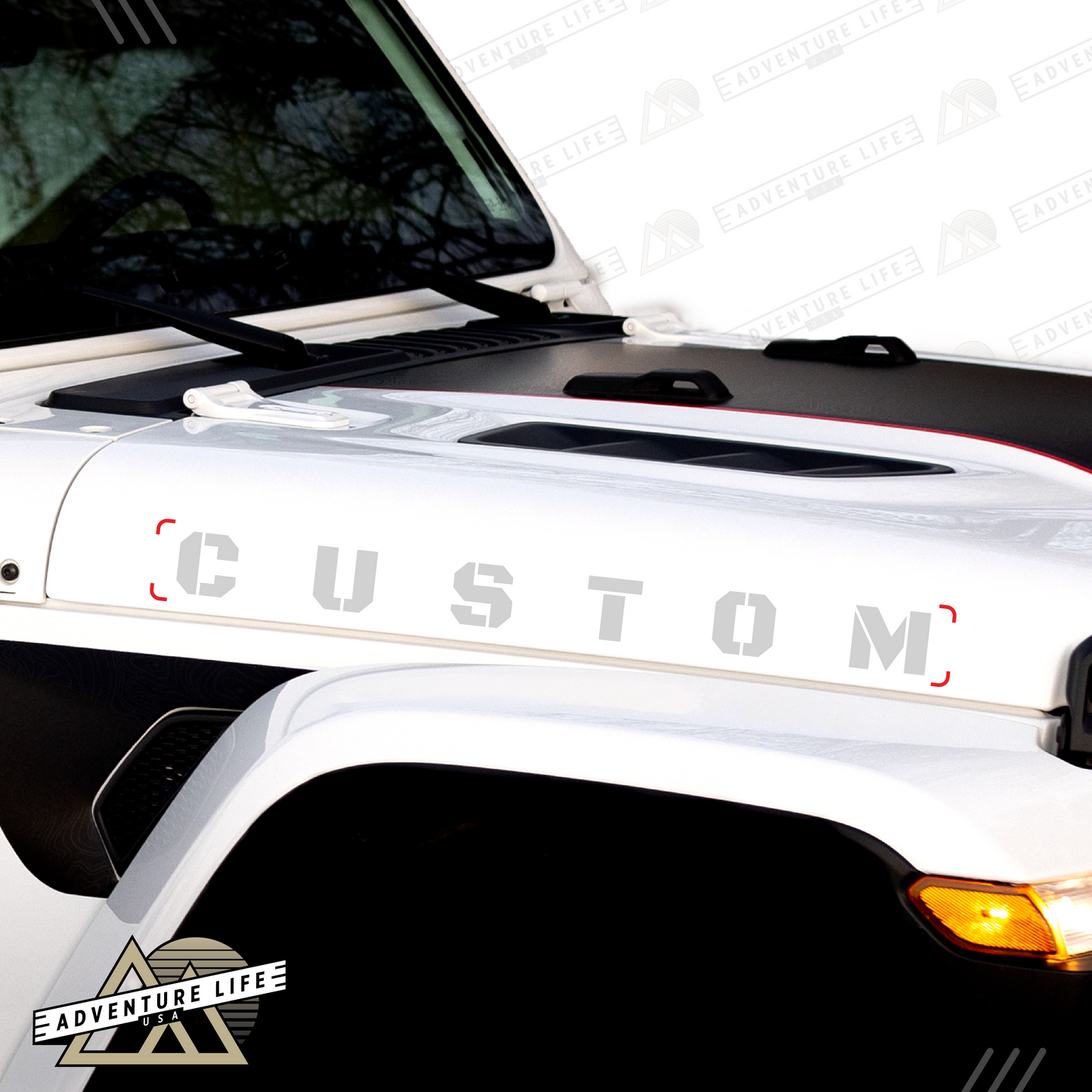 Custom Hood Lettering | Inspired by Convoy Edition, Set of 2