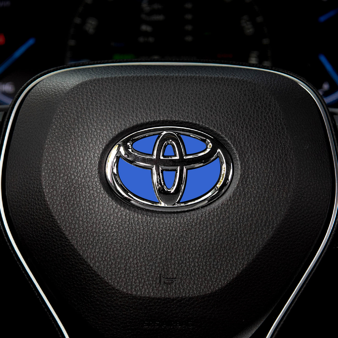 Custom Color Steering Wheel Decal for Toyota Models 2007-2024