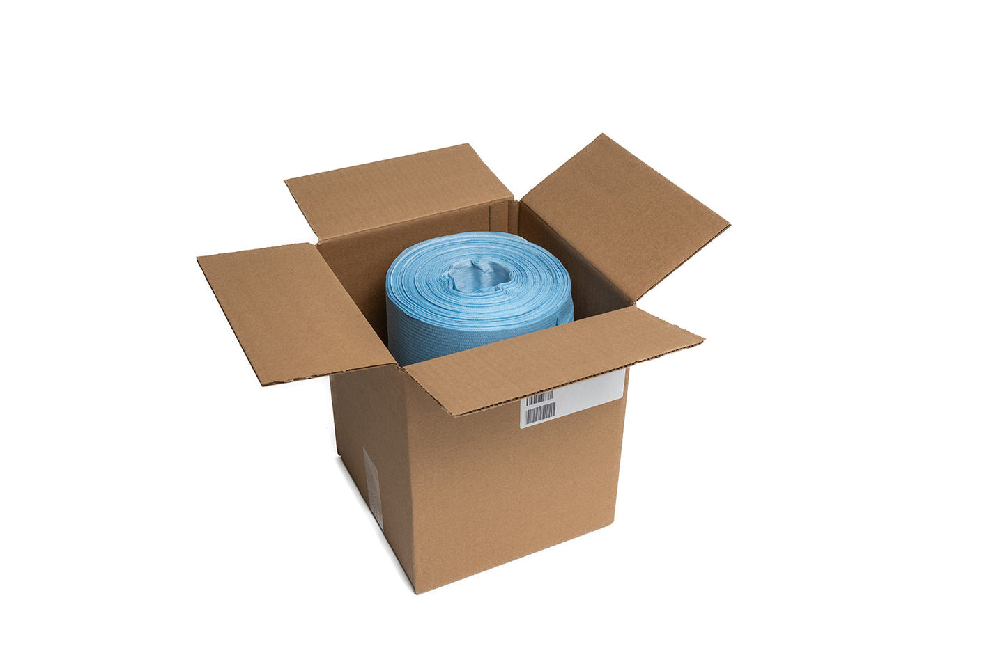 Blue Spunlace Shop Towels Roll | Lint-Free 12"x13" (375 Ct) | Telesto Products